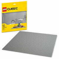 LEGO Classic - Plaque de base grise Ensemble de construction - 1 pièce-Un lieu pour le jeu créatif - Cette plaque de base à tenons de 48 × 48 offre un paysage ouvert pour toutes sortes de créations LEGO