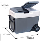 Koolatron – Glacière W65 Kool Wheeler-Inversez le cordon électrique pour transformer la fonction de refroidissement en fonction de réchauffement