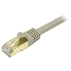 StarTech.com - Câble de raccordement Ethernet Cat6a blindé, 15 pi, gris (C6ASPAT15GR)-Protecteurs de pinces pour connecteur RJ-45 empêchent le câble de s’accrocher ou de briser pendant l’installation