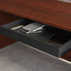 Sauder - 426309 La Collection Affirm Tiroir Porte-crayon - Noir-Grand tiroir/tablette avec coulisseaux en metal et butees de securite a un panneau rabattable pour clavier/souris.