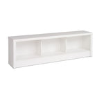 Prepac – Banc de rangement Calla, blanc-Comprend 3 compartiments de rangement