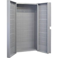 KLETON – Armoire à combinaison à portes creuses, sans tablette-Robuste et entièrement soudée de calibre 16, armoire à combinaison bac/tablette