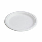 Globe Commercial Products - 9 po Fibre Round Bagasse Plaque de compostable - 500 pack-Diameter: 9 po