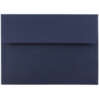 JAM Paper Enveloppes format livret à fermeture gommée, 5 1/4 x 7 1/4 po, bleu marine, 100/pqt-Bleu marine