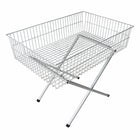 Eddie's - Table à poubelles - 31 "H x 36 "L x 24 "W - Blanc-Table de la benne à ordures