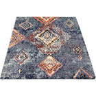 eCarpetGallery Tapis Morocco Mosaique Blue 8'0" x 10'0"-Tissé A La Machine