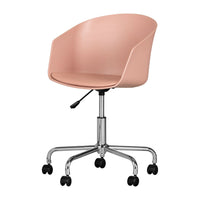 Chaise pivotante Flam, Rose de Meubles South Shore-Plastique Chaise
