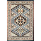 eCarpetGallery Tapis Qashqai Blue 7'10" x 10'2"-Rectangle