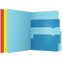 Pendaflex Chemises de classement multi-sections Divide It Up, couleurs variées, paq./24-Format lettre