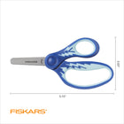 Ciseaux à bouts ronds Softgrip pour enfants de Fiskars - 13 cm - assortis-7