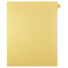 Markmaker - 25 tabs/PQT,5 PQT/Boite, Intercalaires imprimes Legal, Chamois, 1/15th coupe| format lettre, sans trous, Numero 121-Intercalaires imprimes Legal
