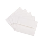 JAM Paper Enveloppes livret Strathmore avec fermeture gommée, fini toilé, 4 3/8 x 5 3/4 po, blanc brillant, 1000/pqt-Fermeture : gomme