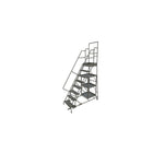 Tri-Arc – Échelle roulante pour la cueillette de marchandise, 24 x 80 po, 8 paliers, strié (KDSP108242)-Matériau du cadre : Acier