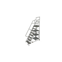 Tri-Arc – Échelle roulante pour la cueillette de marchandise, 24 x 80 po, 8 paliers, strié (KDSP108242)-Matériau du cadre : Acier
