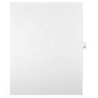 Mark Maker – Onglets séparateurs juridiques blancs, 1/25 onglets, format lettre, sans trous, numéro 62, 25/paquet-Onglets séparateurs blancs, 1/25 onglets