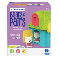 Educational Insights - Mon premier match : Les ours par paires-Cache-cache prend une tournure adorable avec ce jeu de match de mémoire pratique pour les tout-petits !