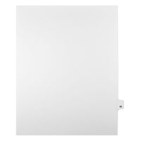 Mark Maker – Onglets séparateurs juridiques blancs, 1/25 onglets, format lettre, sans trous, numéro 45, 25/paquet-Onglets séparateurs blancs, 1/25 onglets