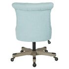 Chaise de bureau Hannah capitonnée, Menthe-5