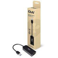 Club 3D USB 3.2 Gen1 Type A vers RJ45 2.5Gbps-Prend en charge le port USB 3.2 Gen 1 Type A et la sortie RJ45 2,5 Gbit / s