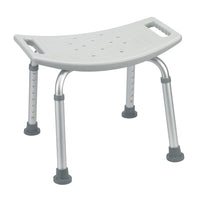 Drive Medical – Banc de sécurité pour baignoire, sans dossier, gris-Gris, aluminium
