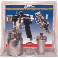 King Canada, Ensembles De Pistolets À Peinture-Consommation d'air 10-13/2-7 pi³/min