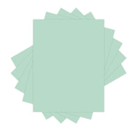 Lettermark - Papier couverture vélin bristol, 67 lb, vert, 8 1/2 po x 11 po , 250/pqt-Finis: Lisse et velin