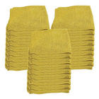 ATTAX - Chiffon en microfibre tout usage - 16 po x 16 po - Jaune - Paquet de 25-Pour usages multiples