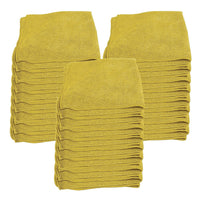 ATTAX - Chiffon en microfibre tout usage - 16 po x 16 po - Jaune - Paquet de 25-Pour usages multiples
