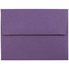 JAM Paper Enveloppes format invitation avec fermeture gommée, 4 3/8 x 5 3/4 po, violet foncé, 1000/paquet-Violet foncé