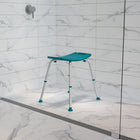Flash Furniture Chaise réglable de bain et de douche de série D'HERCULES-Teal (DCHY3410LTL)-Assemblage sans outil