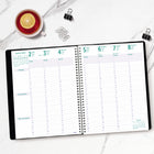 Blueline - Agenda Hebdomadaire/Mensuel Planifi- Action 2023, 7 jours, 11H x 8-1/2 L po, Françcais, Noir-50 % de papier recyclé post-consommation