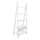 Kiera Grace – Étagère de sol Providence Miller, blanc mat, 5 tablettes-Capacité de mesure et de poids: l'étagère globale mesure 25 "L x 71" H et 15 "de profondeur. Une hauteur importante signifie que vous disposez de près de 6 pieds du magnifique présentoir, créant un espace de stockage maximal. Au total, l'étagère inclinée peut supporter jusqu'à 220 lb , soyez confiant en plaçant des articles avec un peu plus de poids sur chaque étagère murale