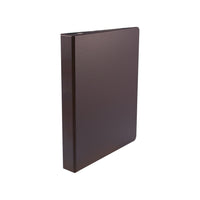 Staples – Reliure économique à anneaux ronds – 1/2 po – noir-Reliure noire à anneaux ronds de 1/2 po avec une capacité de 100 pages