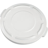 Couvercles Brute ronds, 19 7/8 dia. x 1 1/4 haut. (po), blanc, 2 lb, paq./5-Dimensions : 19 7/8 dia. x 1 1/4 haut. (po)