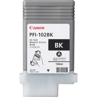 Canon - Réservoir d’encre teinté noir PFI 102BK-Teinture noire