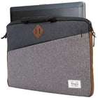Pochette Strata 15.6" avec poignées-Poignées de transport pratiques