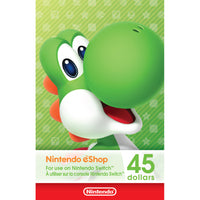 Nintendo - Carte cadeau de $45 [Téléchargement]-Genre : Carte cadeau