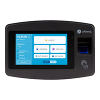 Horloge poinçonneuse biométrique uAttend avec identification par empreinte digitale et insigne Rfid-Horloge de pointage d'identification d'empreinte digitale Badge RFID ou perforateur PIN
