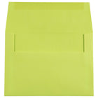 JAM Paper Enveloppes format livret de teinte claire avec fermeture gommée, 5 1/4 x 7 1/4 po, vert lime, 1000/paquet-Taille : A7 (5 1/4 x 7 1/4 po)
