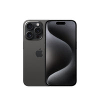 Apple - iPhone 15 Pro 6,1 po ecran Liquid Retina, 512 Go, Titane noir, Bell et Virgin Plus-Force Titanesque : iPhone 15 Pro. Design robuste et léger en titane de calibre aérospatial avec dos en verre mat texturé. Face avant en Ceramic Shield plus solide que le verre de n'importe quel téléphone. Et résistance à l'eau, aux éclaboussures et à la poussière