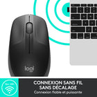 Logitech M190 Souris Sans Fil Ambidextre - Graphite-Ne sacrifiez pas la qualité au bureau. Suivi de précision, défilement ligne par ligne et navigation simple transforment les clics ratés en mauvais souvenir