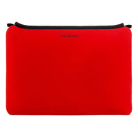 Douce Pochette Etui néoprène15,6 po Laptop Sleeve Housse, Rouge-Convient à un ordinateur portable de 15,6 pouces