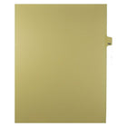 Mark Maker – Onglets séparateurs juridiques beiges, 1/25 onglets, format lettre, sans trous, numéro 158, 25/paquet-Onglets séparateurs beiges, 1/25 onglets