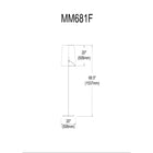 Dainolite - Lampe sur pied transitionnelle Dainolite, 1 lumière, laiton vieilli avec abat-jour tambour blanc-Dimensions: 68.5 po H x 20 po l x 20 po P