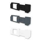 Targus AWH012BT Cache pour webcam Spy Guard - Pack de 3-Noir, Blanc, Argent