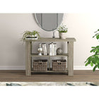 Safdie & Co. 41.25L Table Console - Taupe Foncé 3 Étagères-Trois étagères spacieuses.
