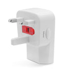 Powerology - Trousse d’adaptateur de voyage avec 1 USB-A, -Voyant d'alimentation