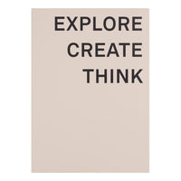 Gry Mattr - Cahier Explore, Create, Think - Couverture douce- Mastic-240 pages