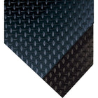 Wearwell – Tapis de couloir Diamond-Plate nº 385, 2 pi x 75 pi, noir-Tapis de couloir industriel de pointe pour un usage à l'intérieur