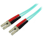 StarTech.com ? Câble fibre optique OM4 duplex multimode, 100 Go, 50/125, LSZH, LC/LC, 11 pi (450FBLCLC5)-Fibre optique OM4 multimode (50/125) à 3500 MHz